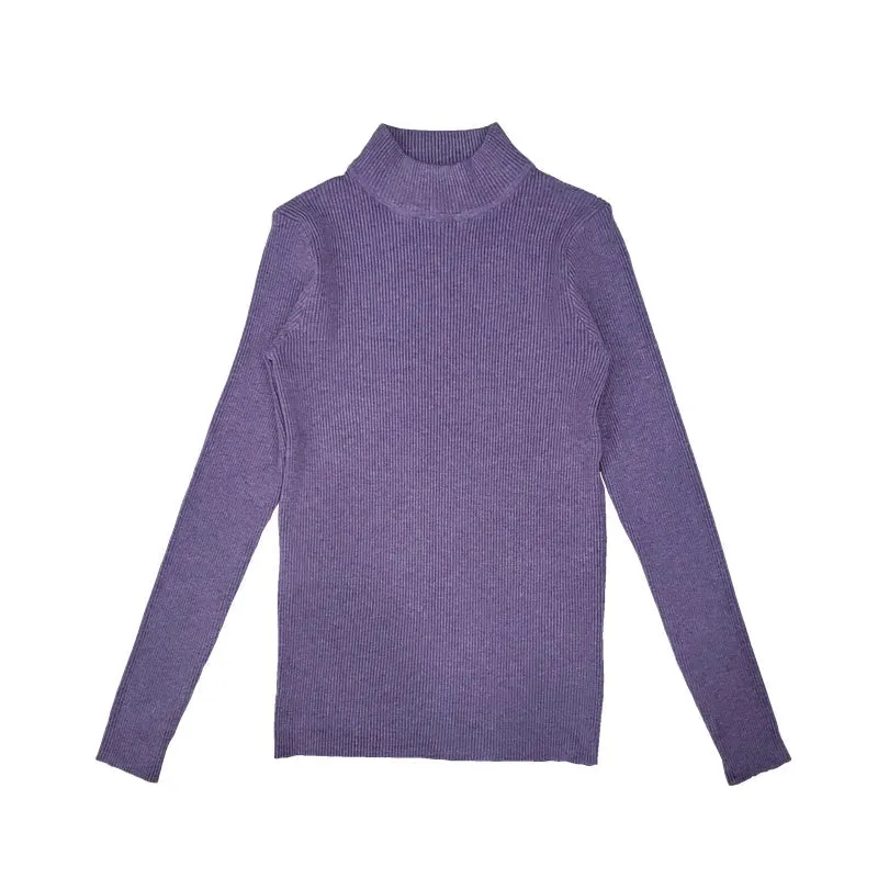 Winter Top Pull Femme Turtleneck Pullovers Sweaters Long Sleeve Slim Oversize Korean Women's Sweater