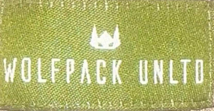 WOLFPACK UNLTD "RELAXXED ZIPPED"  PREMIUM EMBROIDERED HOODIE | ATHLETIC GREY