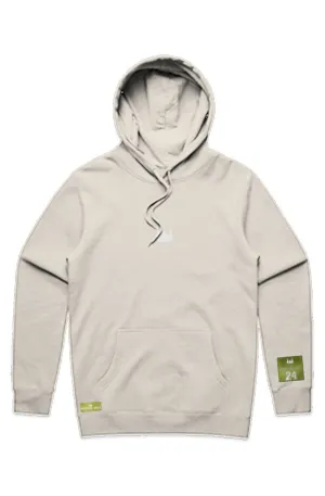 WOLFPACK UNLTD "STENCIL" PREMIUM HEAVYWEIGHT HOODIE | ECRU BEIGE