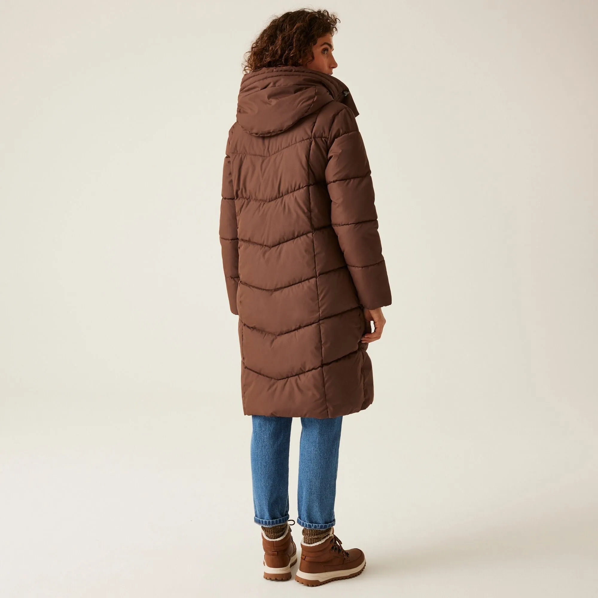 Women's Regatta Nurie Quilted Jacket - Dark Brown