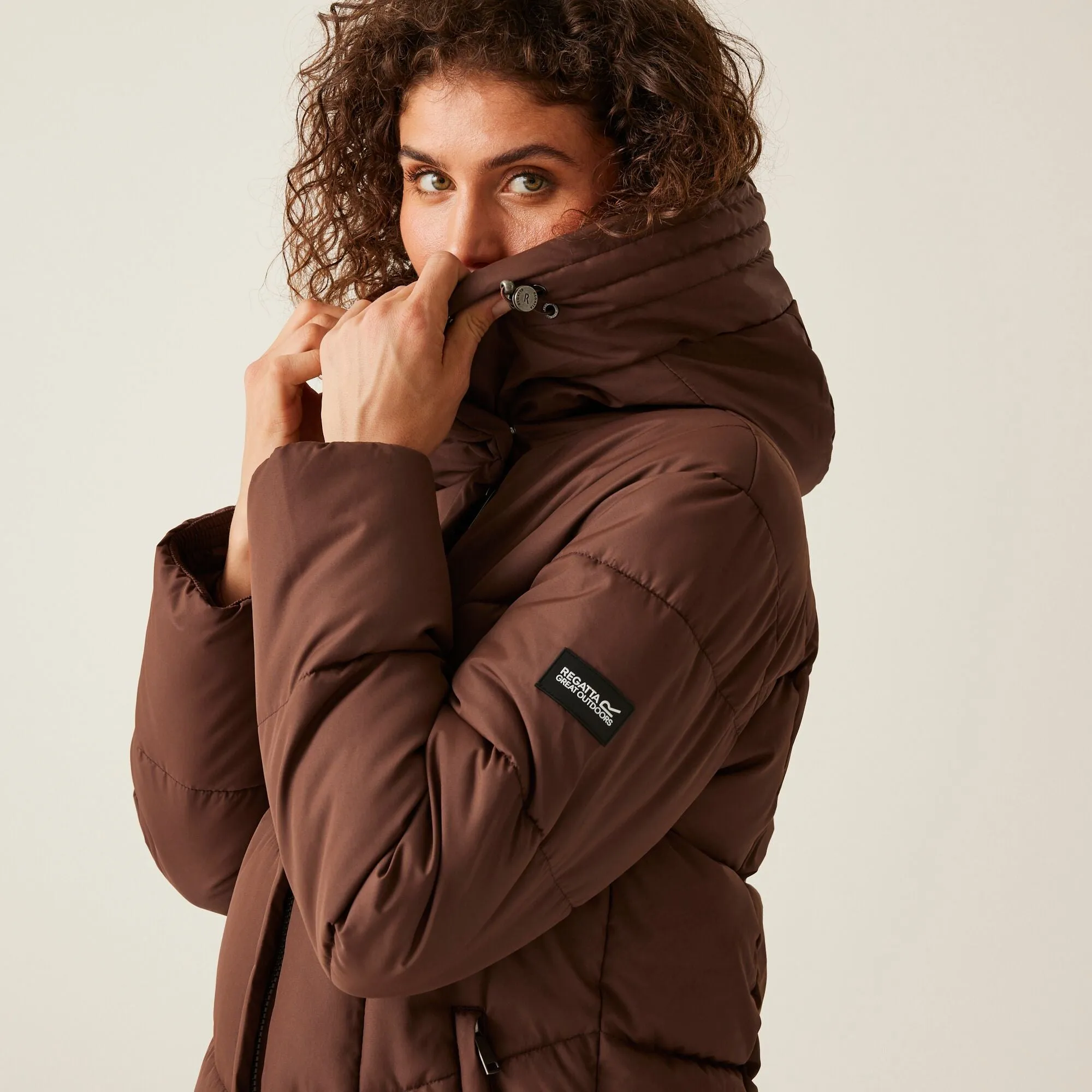 Women's Regatta Nurie Quilted Jacket - Dark Brown