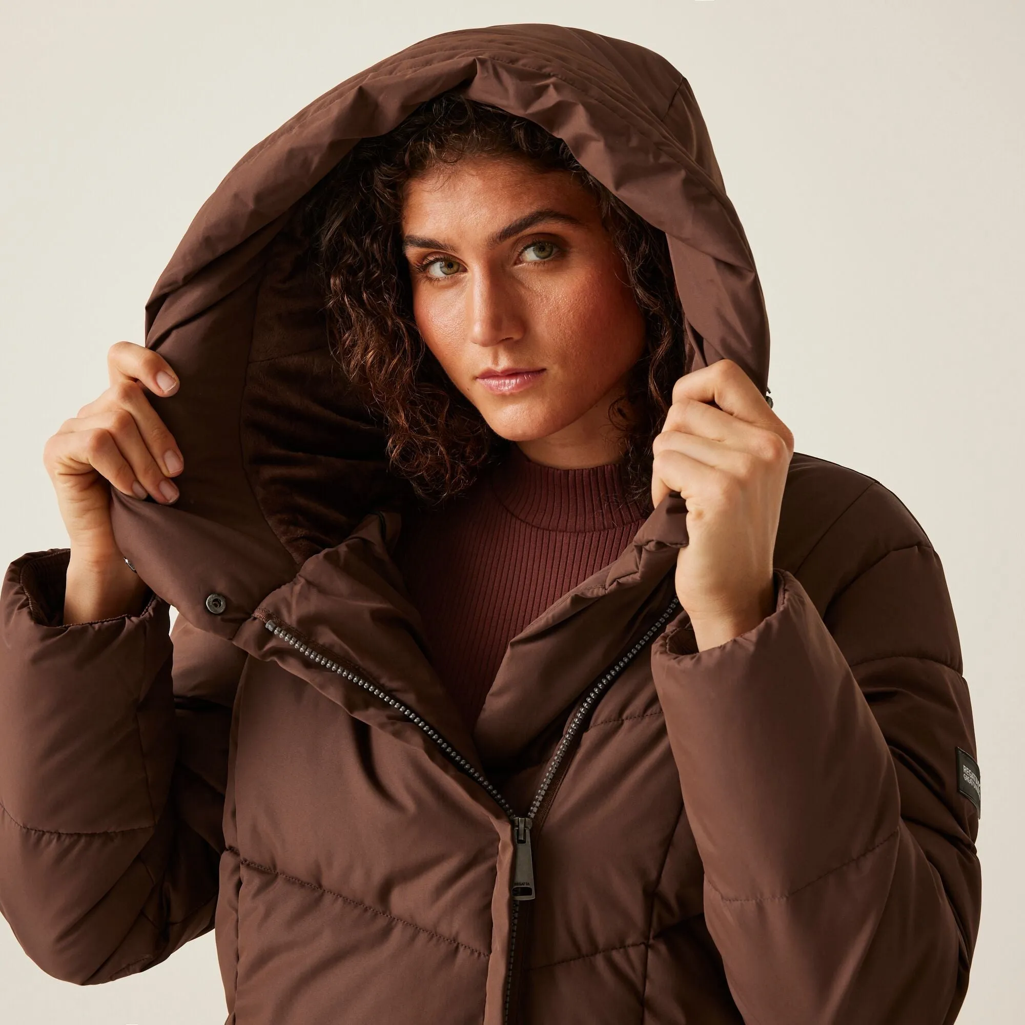 Women's Regatta Nurie Quilted Jacket - Dark Brown