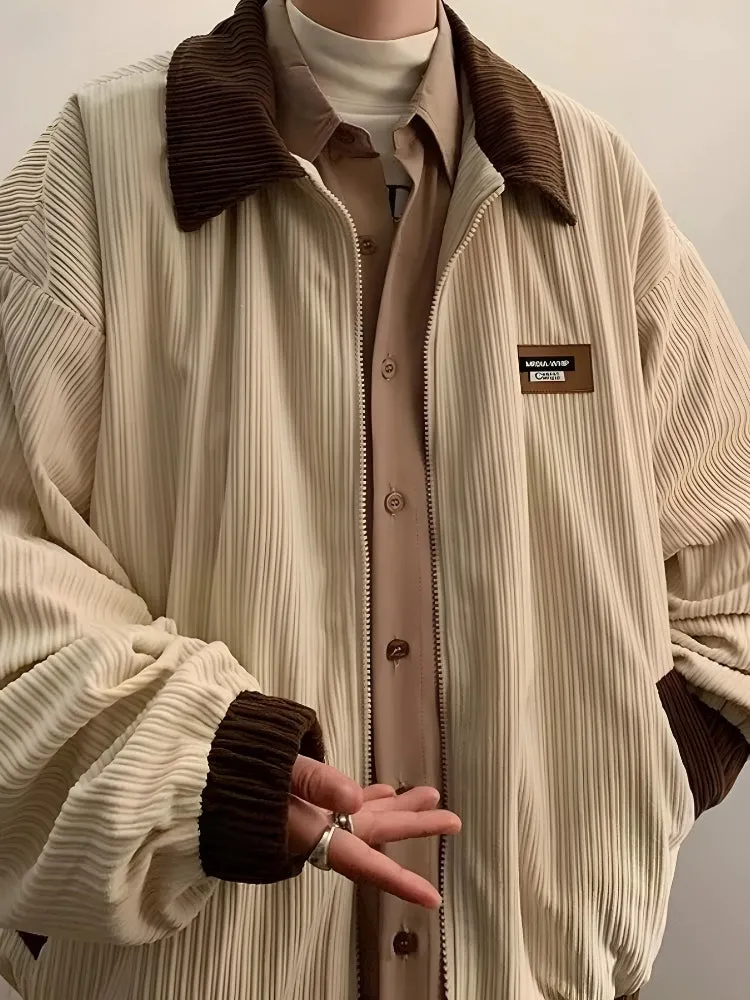 Y2K Ribbed Zip-Up Jacket