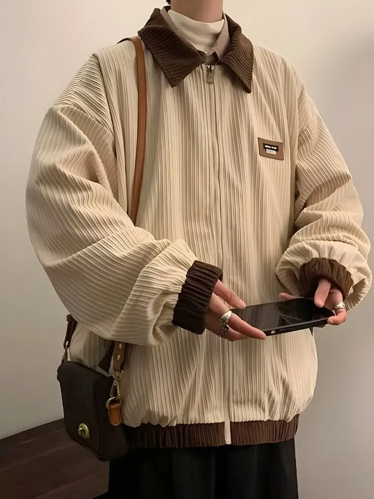 Y2K Ribbed Zip-Up Jacket